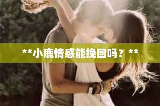 **小鹿情感能挽回吗？**