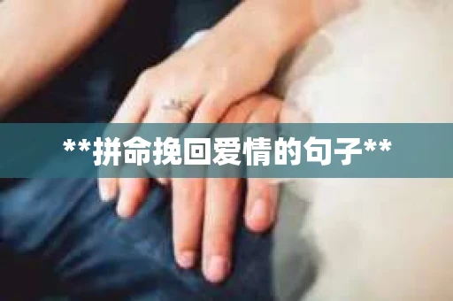 **拼命挽回爱情的句子** **拼命挽回爱情的句子**