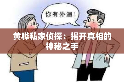 黄骅私家侦探：揭开真相的神秘之手
