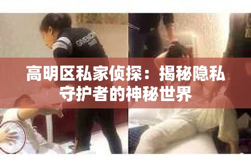 高明区私家侦探：揭秘隐私守护者的神秘世界