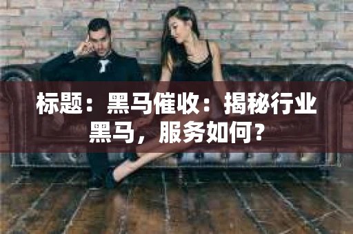 标题：黑马催收：揭秘行业黑马，服务如何？