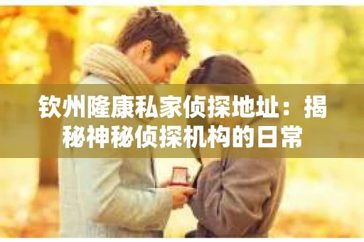 钦州隆康私家侦探地址：揭秘神秘侦探机构的日常