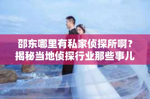 邵东哪里有私家侦探所啊？揭秘当地侦探行业那些事儿