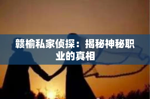 赣榆私家侦探：揭秘神秘职业的真相