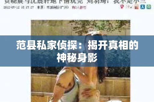 范县私家侦探：揭开真相的神秘身影