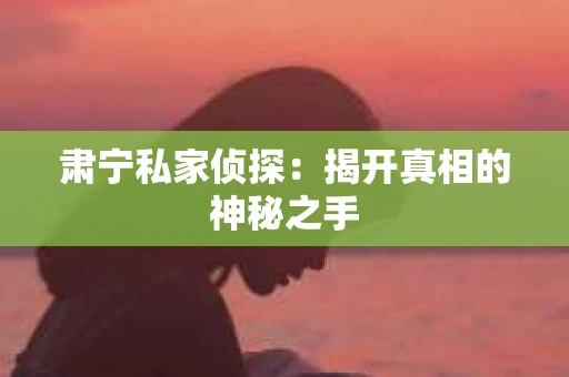 肃宁私家侦探：揭开真相的神秘之手