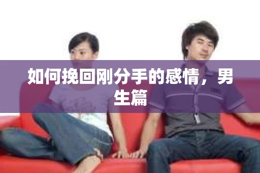 如何挽回刚分手的感情，男生篇