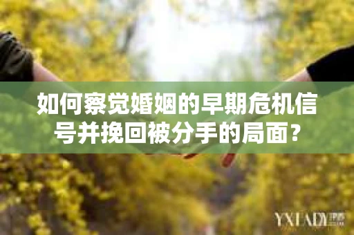 如何察觉婚姻的早期危机信号并挽回被分手的局面？