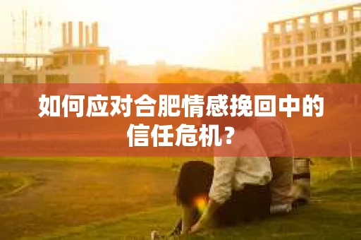 如何应对合肥情感挽回中的信任危机? 如何应对合肥情感挽回中的信任危机?
