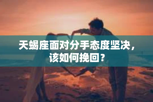 天蝎座面对分手态度坚决，该如何挽回？